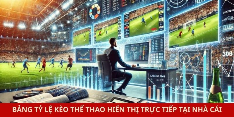 Bảng tỷ lệ kèo thể thao hiển thị trực tiếp tại nhà cái